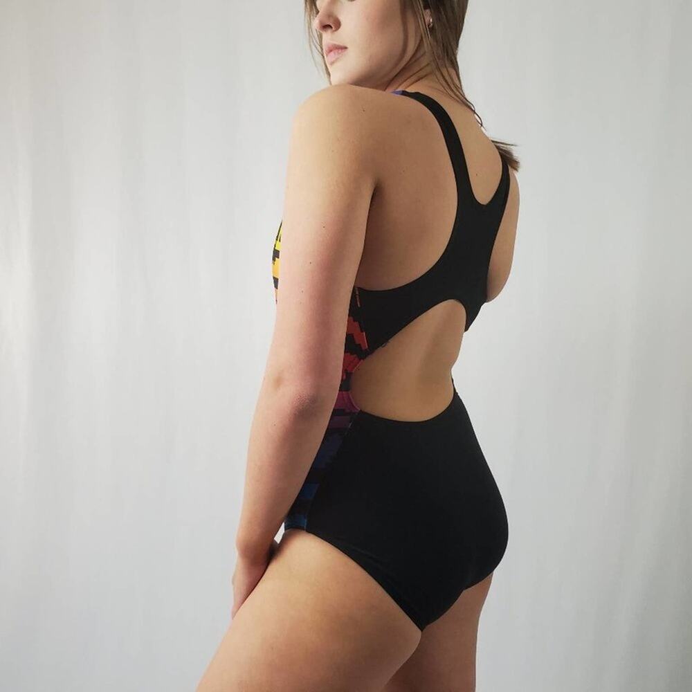 VTG 90s H20 Wear Swimsuit with Racerback One Piece - Picture 7 of 9